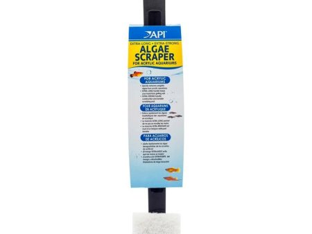 API ALGAE SCRAPER FOR ACRYLIC AQUARIUMS (18 INCH) Hot on Sale