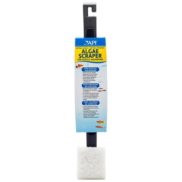 API ALGAE SCRAPER FOR ACRYLIC AQUARIUMS (18 INCH) Hot on Sale