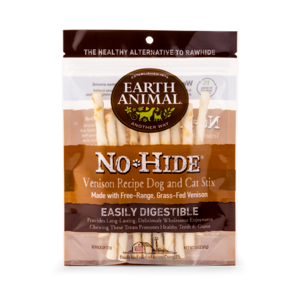 Earth Animal Venison No-Hide Dog and Cat Stix on Sale