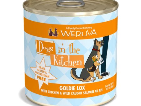 Weruva Dogs in the Kitchen Goldie Lox with Chicken & Wild Caught Salmon Au Jus (10.0 Oz - 12pk) Cheap