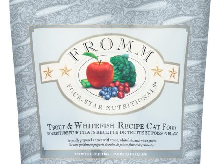 Fromm Four-Star Trout & Whitefish Recipe Cat Food (5 lbs) Online Hot Sale