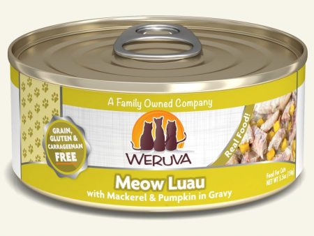 Weruva Meow Luau With Mackerel and Pumpkin Canned Cat Food Fashion