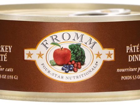 Fromm Four-Star Turkey Pâté Cat Food (5.5 oz) Hot on Sale