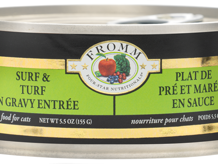 Fromm Four-Star Surf &Turf in Gravy Entrée Cat Food Online now