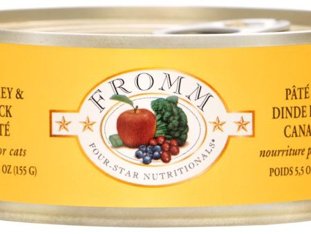 Fromm Four-Star Turkey & Duck Pâté Cat Food (5.5 oz) Online Hot Sale