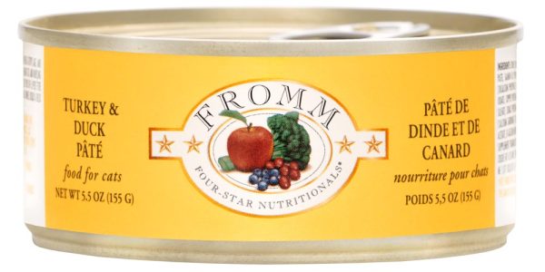 Fromm Four-Star Turkey & Duck Pâté Cat Food (5.5 oz) Online Hot Sale