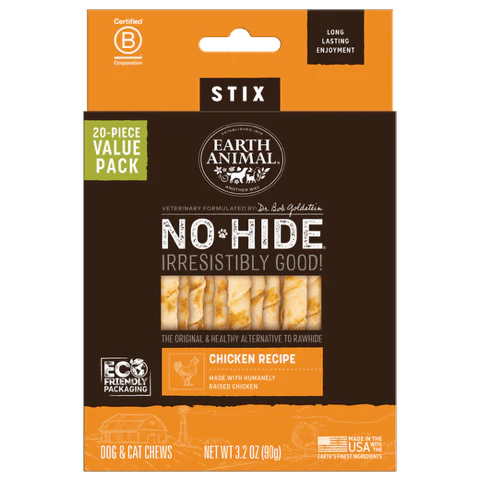 Earth Animal Chicken No-Hide® STIX Online now