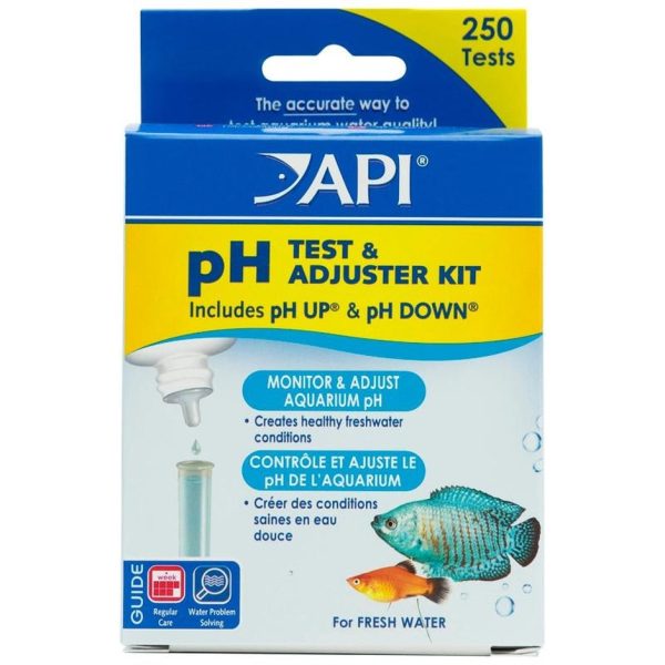 API FRESHWATER DELUXE PH KIT (3X37 ML 250 TESTS) For Sale