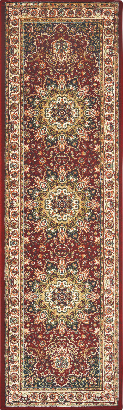 Oriental Weavers Kashan 119N1 Red  Ivory Area Rug Online Hot Sale