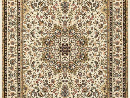 Oriental Weavers Kashan 119W1 Ivory  Beige Area Rug Fashion