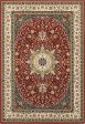 Oriental Weavers Kashan 119N1 Red  Ivory Area Rug Online Hot Sale