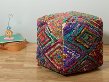 LR Resources Poufs 08121 Multi Pouf For Sale