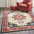 Oriental Weavers Kashan 096W1 Red  Ivory Area Rug Fashion