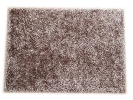 JazzyFloors Bella Solid Silver Gray Area Rug Cheap