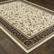 Oriental Weavers Kashan 108X1 Ivory  Black Area Rug Online now