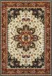 Oriental Weavers Kashan 096W1 Red  Ivory Area Rug Fashion