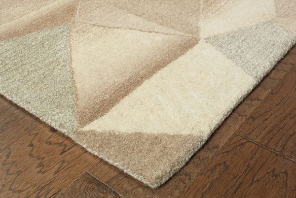 Oriental Weavers Infused 67004 Beige  Grey Area Rug Hot on Sale