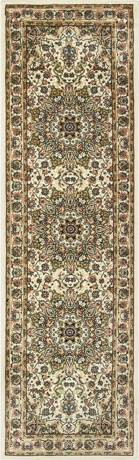 Oriental Weavers Kashan 119W1 Ivory  Beige Area Rug Fashion