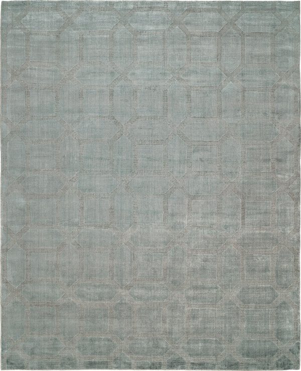 Kalaty Avalon AV-194 Crystal Blue Area Rug Hot on Sale