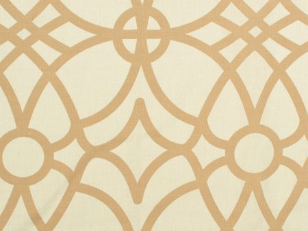 LR Resources DRAPES AND CURTAINS 17010 Camel Fashion