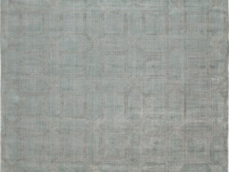 Kalaty Avalon AV-194 Crystal Blue Area Rug Hot on Sale