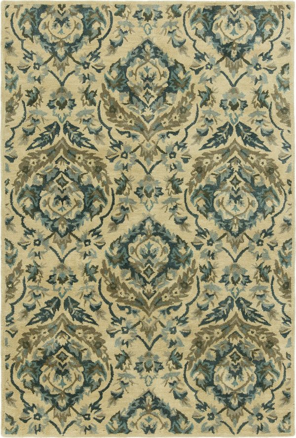 K2 Seville SV-748 Sand Bluebell Area Rug Hot on Sale