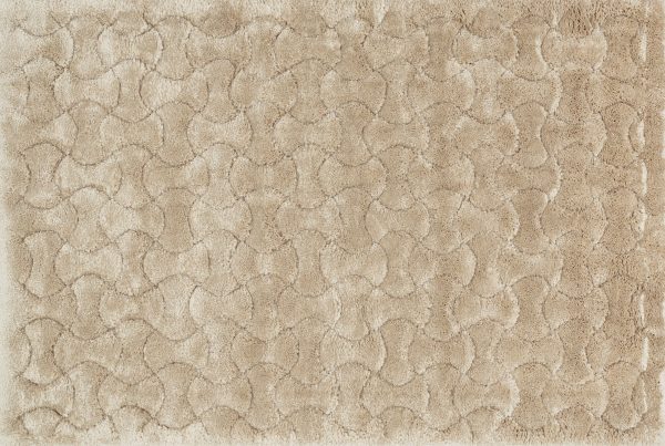 Loloi Dream Shag DR-04 Beige Area Rug For Sale