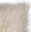 KAS Pillow L256 Ivory Shaggy Online now