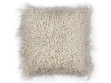 KAS Pillow L256 Ivory Shaggy Online now