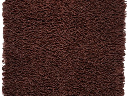 JazzyFloors Silky Shag 0650 Coffee Bean Area Rug on Sale