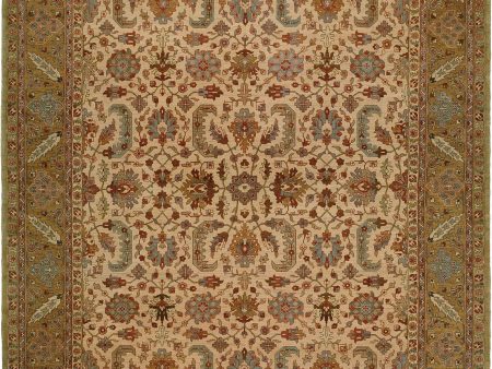 Kalaty Carol Bolton CB-882 Ivory Gold Area Rug Online now