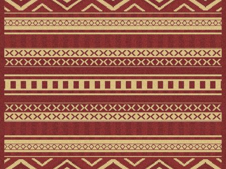 Dynamic Rugs Piazza 4463 Red Area Rug For Sale