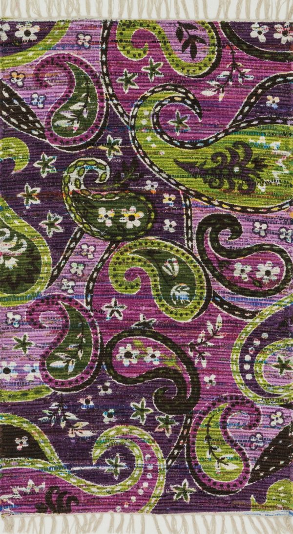 Loloi Aria HAR23 Purple   Multi Area Rug Online