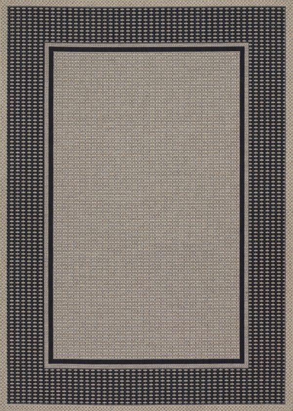 Couristan Tides Astoria Black Grey Area Rug Discount