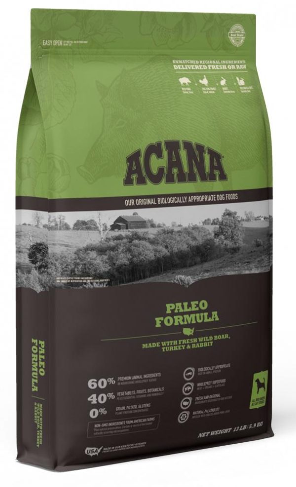 ACANA Paleo Formula Grain Free Dry Dog Food Sale