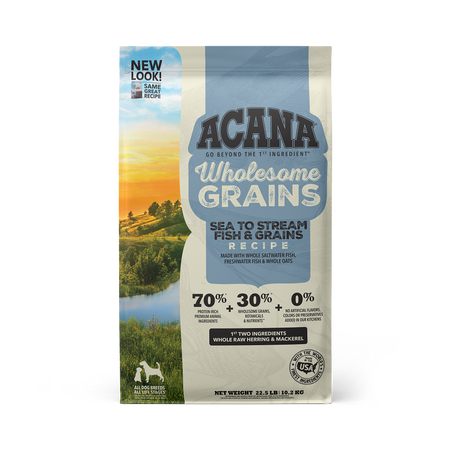 ACANA Wholesome Grains Sea to Stream Fish & Grains Recipe Dry Dog Food Sale