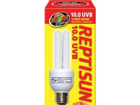 Zoo Med Reptisun 10.0 UVB Mini Compact Fluorescent on Sale