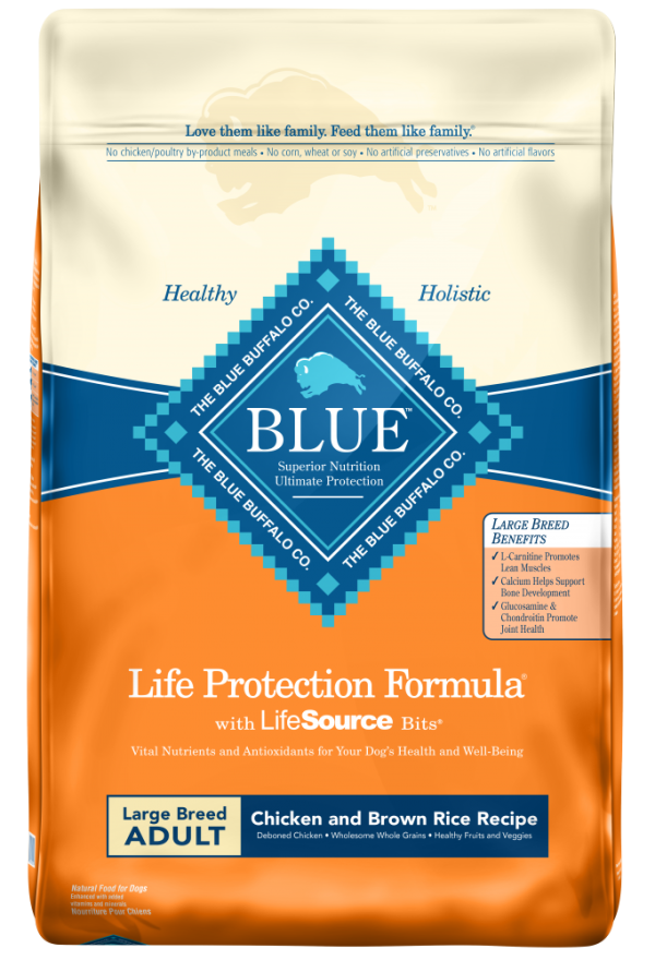 Blue Buffalo Life Protection Natural Chicken & Brown Rice Recipe Large Breed Adult Dry Dog Food For Cheap