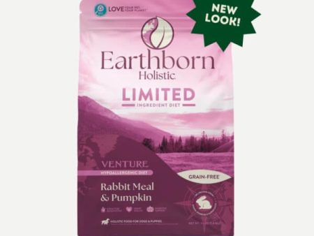 Earthborn Holistic Venture Rabbit Meal & Pumpkin Dry Dog Food Online now