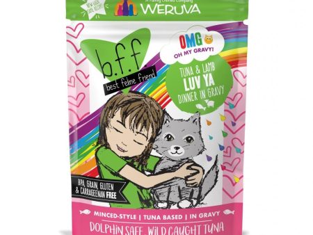 Weruva BFF Tuna & Lamb Luv Ya Recipe Pouches Wet Cat Food Sale