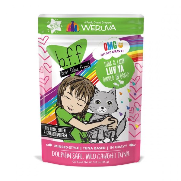 Weruva BFF Tuna & Lamb Luv Ya Recipe Pouches Wet Cat Food Sale