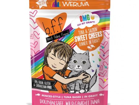 Weruva BFF Tuna & Salmon Sweet Cheeks Recipe Pouches Wet Cat Food Fashion