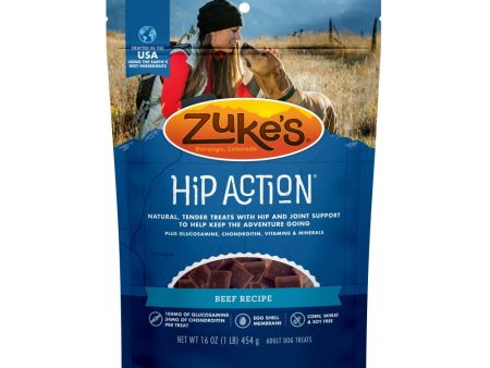 Zukes Hip Action Beef Dog Treats with Glucosamine and Chondroitin For Cheap