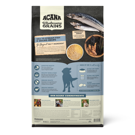 ACANA Wholesome Grains Sea to Stream Fish & Grains Recipe Dry Dog Food Sale