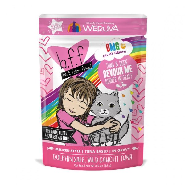 Weruva BFF Tuna & Duck Devour Me Pouches Wet Cat Food Sale