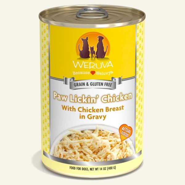 Weruva Classics Paw Lickin  Chicken with Chicken Breast in Gravy Wet Dog Food For Sale