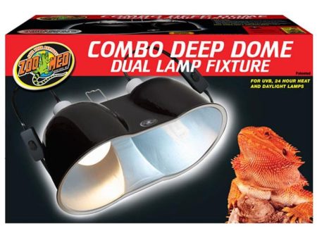 COMBO DEEP DOME DUAL LAMP FIXTURE Hot on Sale