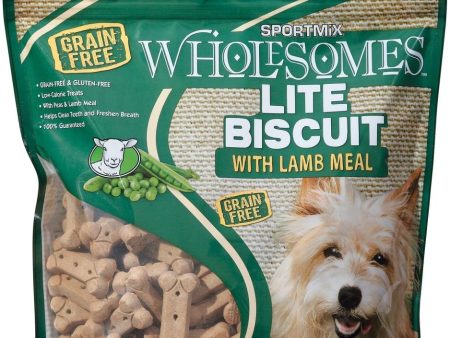 Wholesomes Lite Biscuits with Lamb Meal Grain Free Dog Treats Hot on Sale